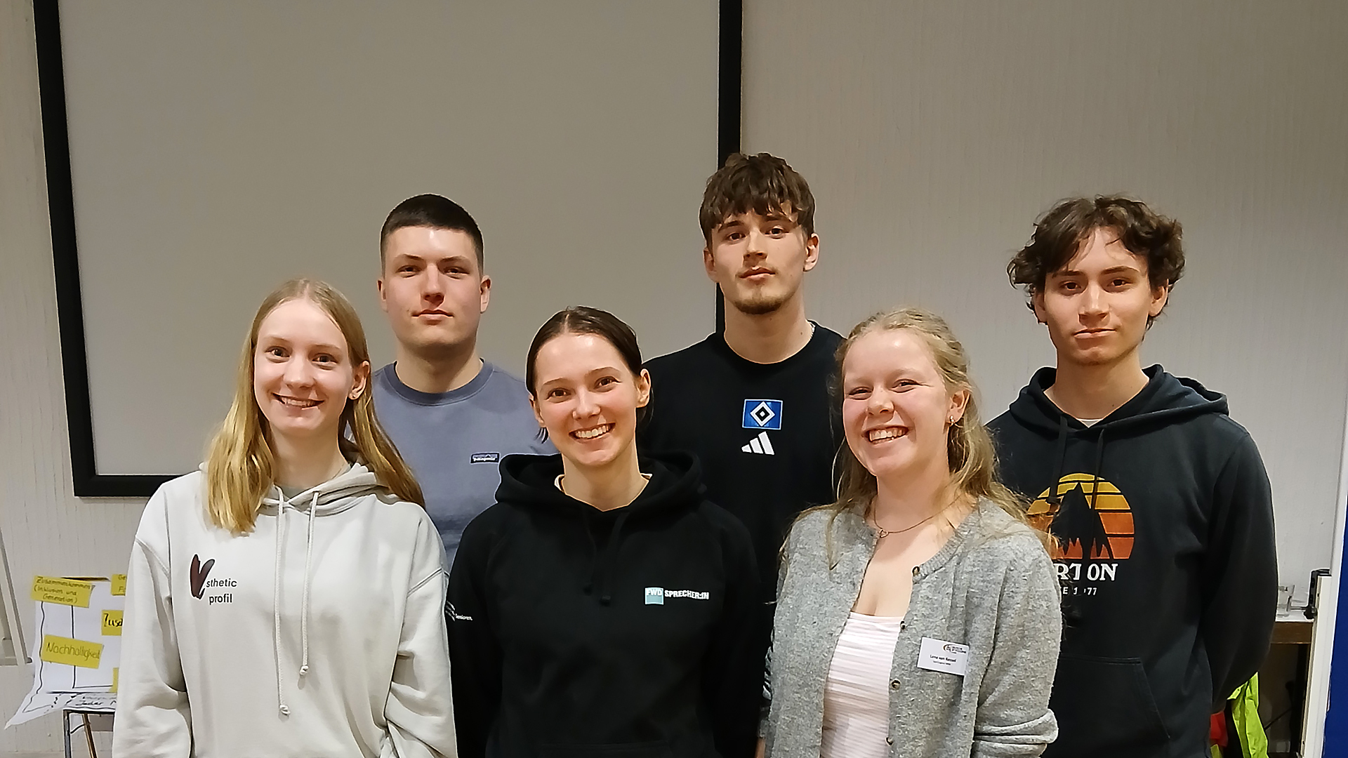 Gruppenfoto des neu gewählten Kontaktteams 2026, das im März gewählt wurde und die dsj beratend und unterstützend begleitet.
