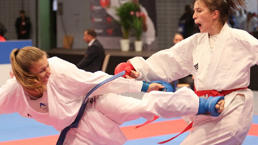 Nele Mielke beim Judo