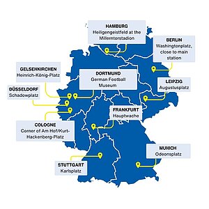 Besuchen Sie unsere Fananlaufstellen: